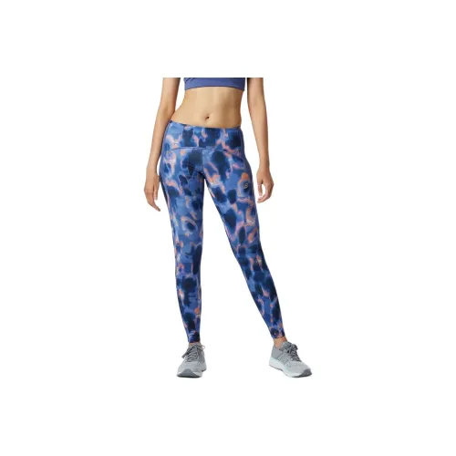 New Balance Леггинсы Женские Blue