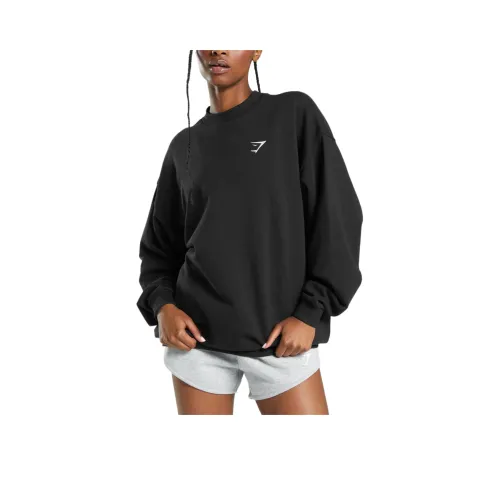 GYMSHARK Черный Женские Свитшоты