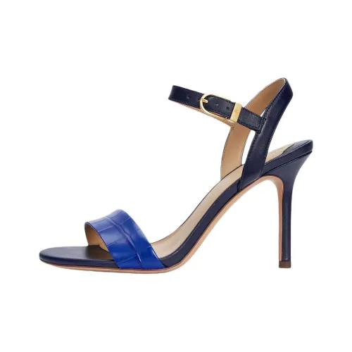 LAUREN RALPH LAUREN Gwen one Ремень Сандалии 9 см Женские Синий