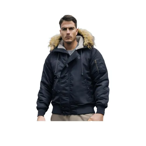 AKCLUB Vintage Collection Пуховик Мужской Темно-синий Синий