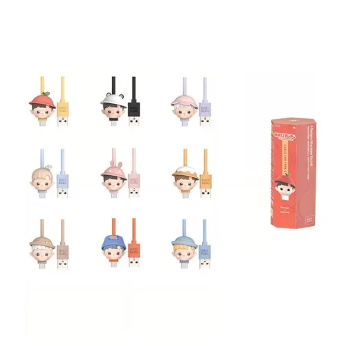 POP MART HACIPUPU Детский сад CABLE Тип C Слепые коробки Один Blind Коробка Целая коробка 9 шт