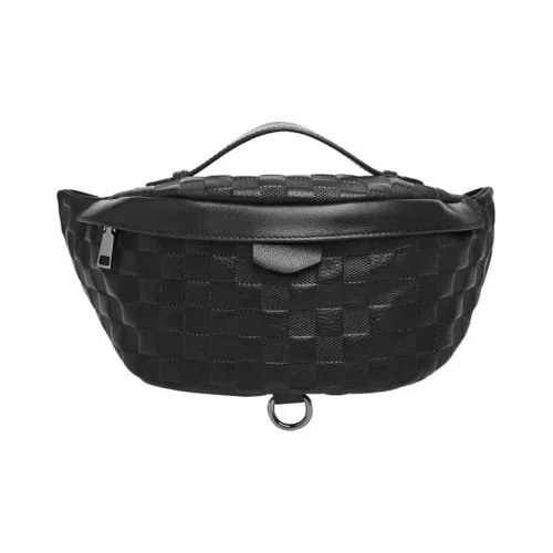 Old Man's Head Сумка через плечо из коровьей кожи мужская черная