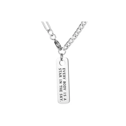 AKAK Титановые стальные ожерелья для мужчин