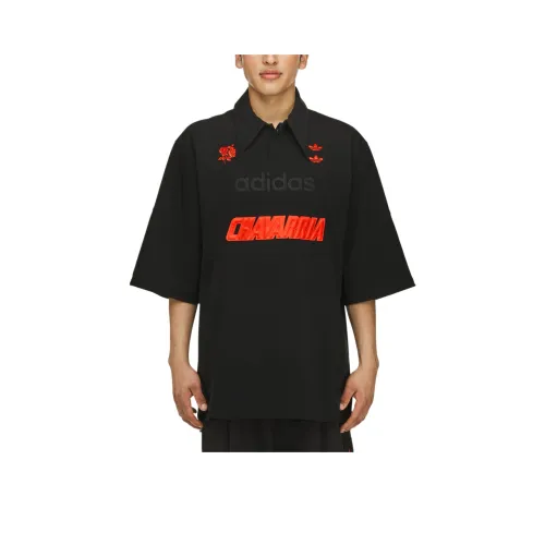 Adidas Originals x WILLY CHAVARRIA SS25 Поло Мужское Черное