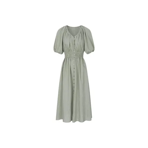 MOUSSY Женские Платья с Короткими Рукавами