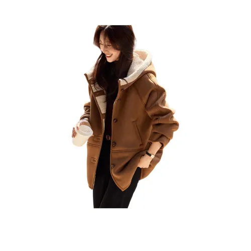 Mo Han Yi Mei Куртка Женская Карамель