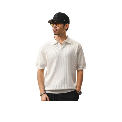 JIELEINUO Мужская рубашка поло