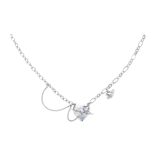 NUANTONG Сплав+Циркон+Масляная Капля+Стекло+Медные Ожерелья Женские