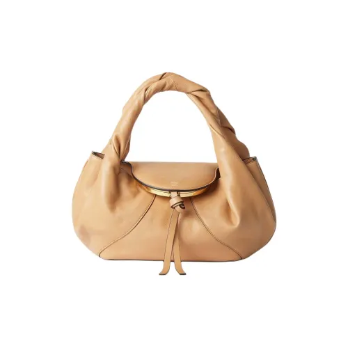 FENDI Spy SmallСумка Из Кожи Бежевого Цвета