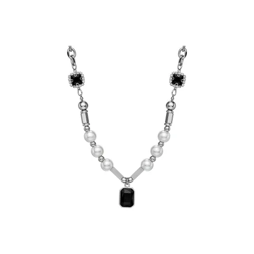 KING OF BLING Сплав Циркон Искусственная жемчужина Ожерелья Унисекс