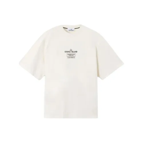 STONE ISLAND Рубашка Мужская Айвори