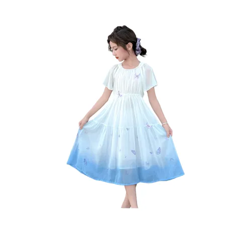 Because No Платье Небесно-голубой Детский