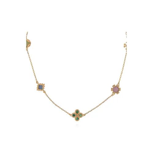Tory Burch Brass Necklaces Детский Золотой