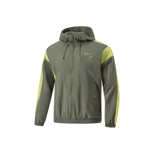 LINING Fitness Series Куртки и Пальто Мужской Дымчатый Зеленый