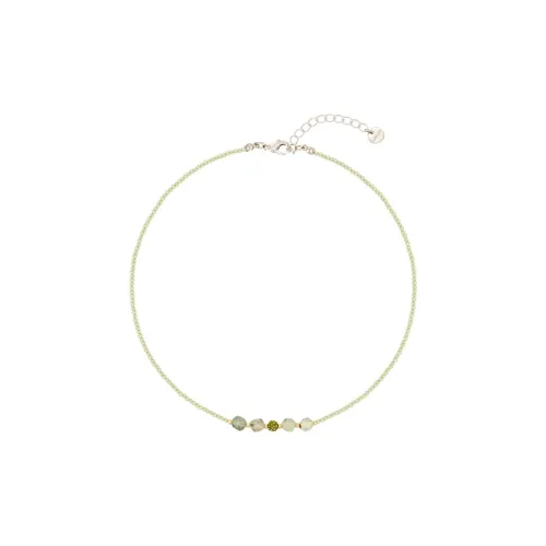 AJIDOU Кристальный+Пренит Ожерелья Женские