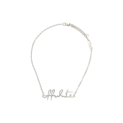Off Белый Brass Necklaces Серебряный Женские