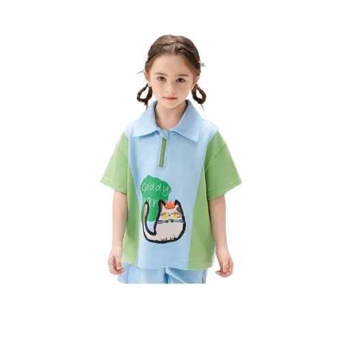 GLADDYBEAR Blue Kids T-Shirt