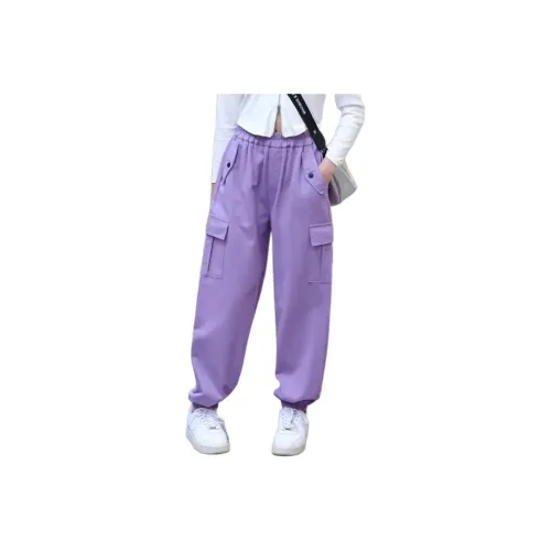 Elephants Повседневные брюки Подростки Фиолетовый