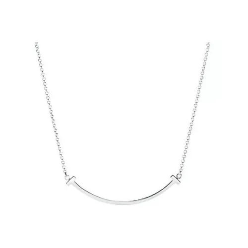 TIFFANY & CO. T Ожерелье Серебряное Женское