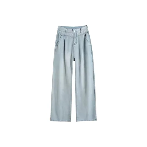 Cotton Gene Светло-синие Женские Джинсы