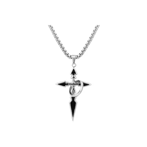 Zeroline Титановые стальные ожерелья унисекс