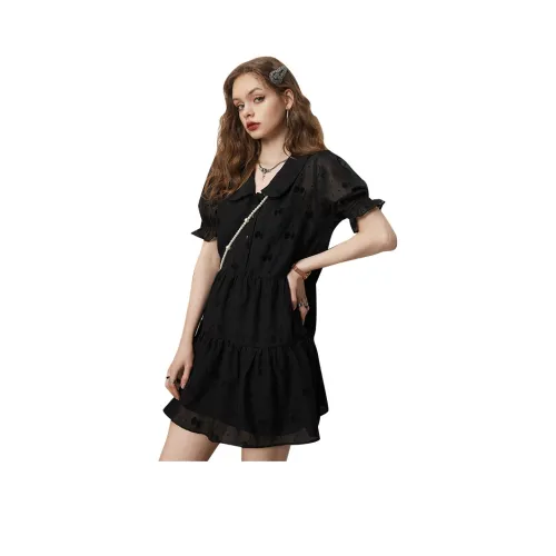 ELF SACK Длинное платье с длинными рукавами женское