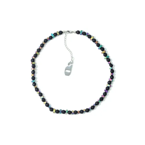 Get'em ON Вулканический камень Титановая сталь Ожерелья Унисекс