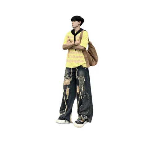 MORii Синие Унисекс Джинсы