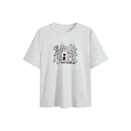 KUOSE Светло-серые женские футболки T