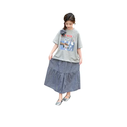 Детский комплект Miller Castle с юбкой серый