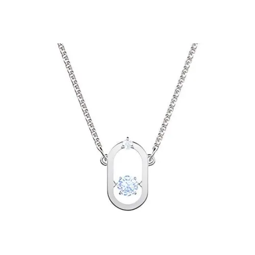 Swarovski Una Искусственный хрусталь Ожерелья Женское Серебро