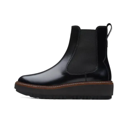 Clarks OriannaW UP Короткий Челси Женские Черный