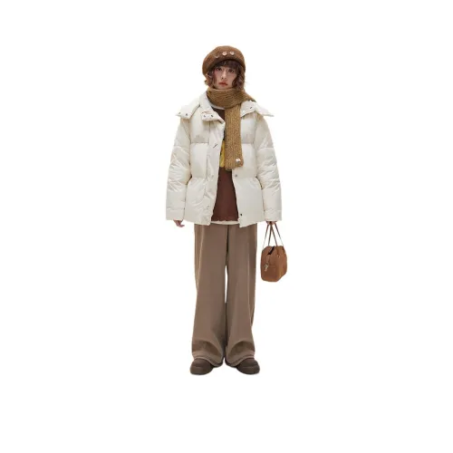 HOT HORSE Пуховая куртка Женская Абрикос