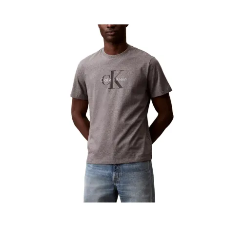 Calvin Klein Medium Gray Mixed Color Мужская T-Рубашка
