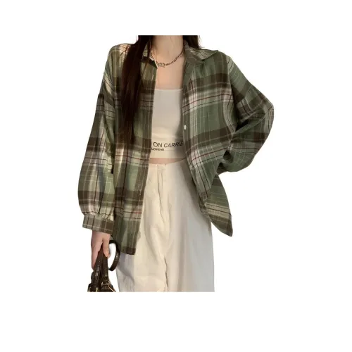 RDRE Зеленый Унисекс Рубашки