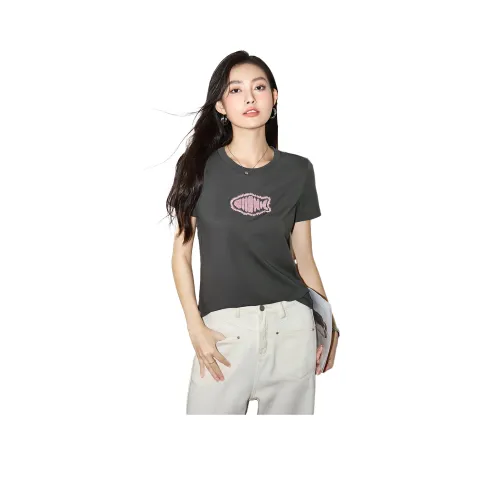 SMEN Серые Женские Футболки