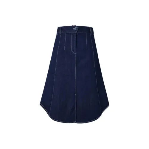 DESIGNICE Женские джинсовые длинные юбки