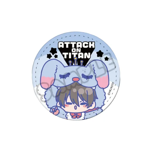 March·Monster Атака титанов Эрен Ягер Микаса Аккерман Леви Аккерман Тиби Красный глаз Значки
