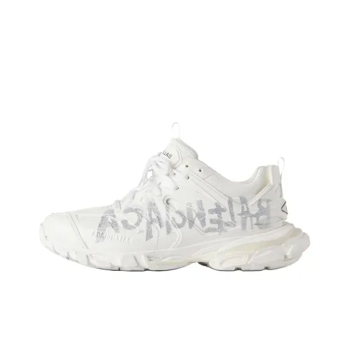 Balenciaga Track Толстая подошва Кроссовки Низкие Белые Женские