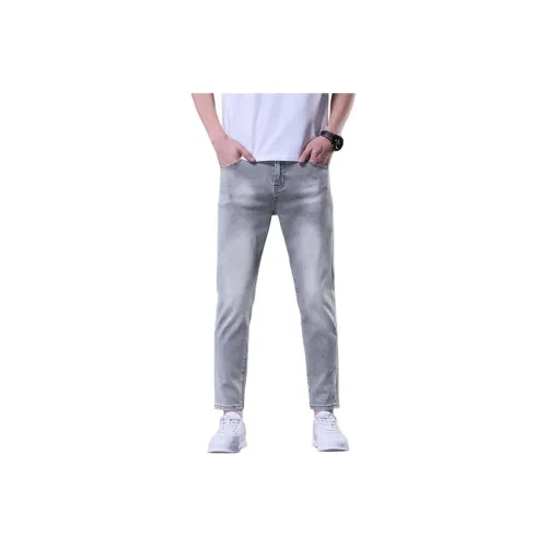 VUAS Светло-серые Унисекс Джинсы