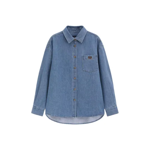 GAP Средняя стирка Женские рубашки