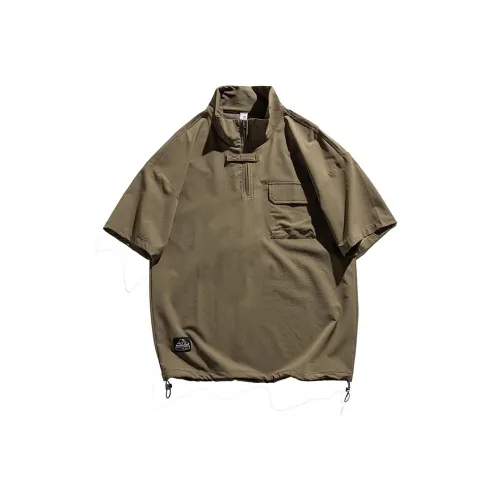 YINLANGSHIJIA Поло Мужское Хаки