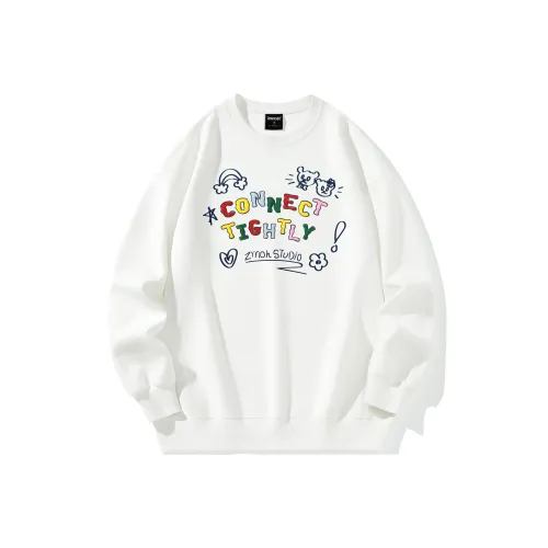 ZMOH Круглый вырез Свитшот Унисекс Парный