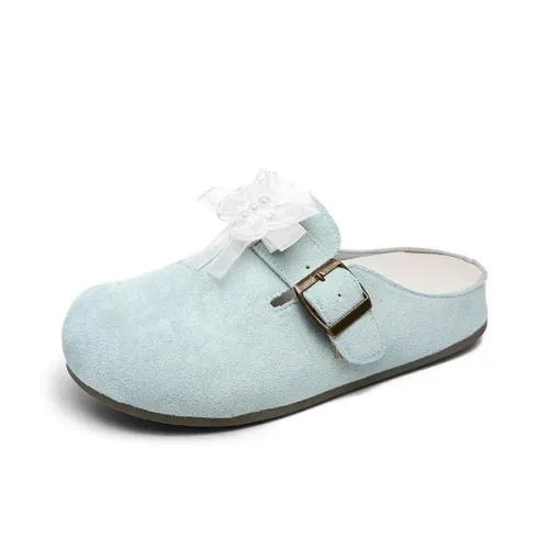 DINGGU Тихий Быстросохнущий Домашние тапочки Женские Циановый