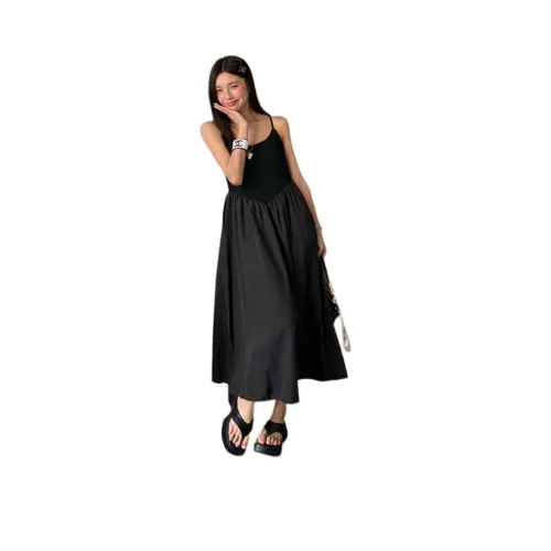 SHUHAOBAI Женские Платья без рукавов