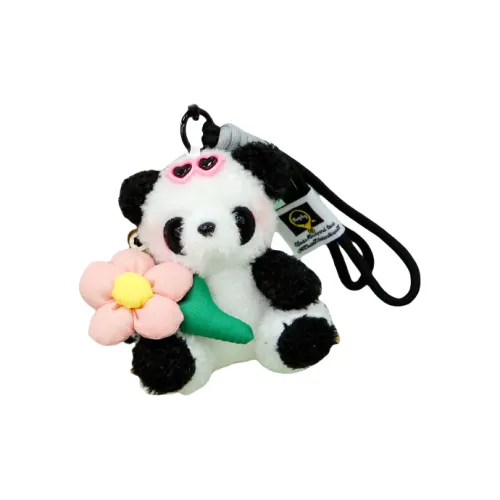 LALABABY Панда Пара Куклы Плюшевый Брелок 12 см Рекомендуемая Высота
