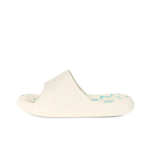 PEAK Tai Ji1,0 Тихий противоскользящий устойчивый к истиранию амортизация шлепанцы мужской экрю синий