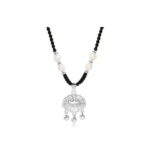 AWD Белый нефрит Бодхи Ожерелья Унисекс