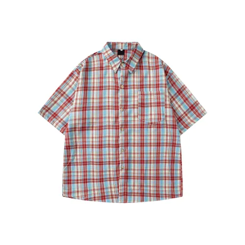 51XXHA Красный Унисекс Рубашки