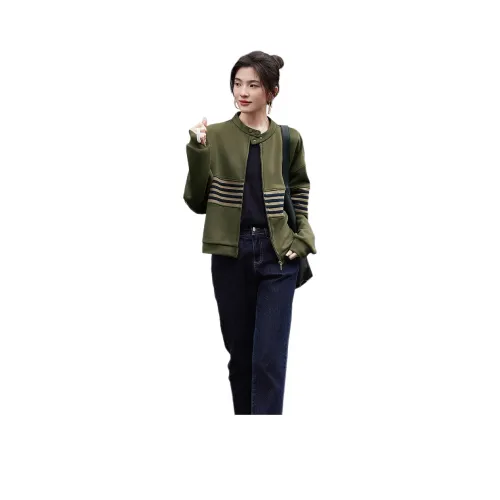 【Dme】 Куртки Пальто Женские Серый Зеленый